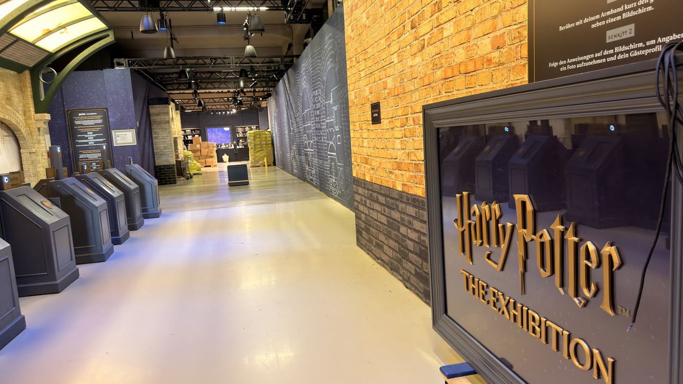 Vstup do výstavy Harry Potter
